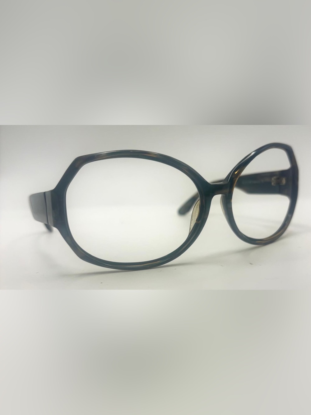 Dana Buchman Somerset Brown Blue Oval Sunglasses Frames Only